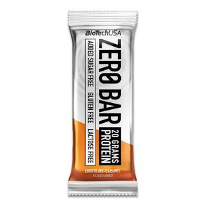 Biotechusa Fehérjeszelet, csokoládé-karamell íz - Zero Bar kép