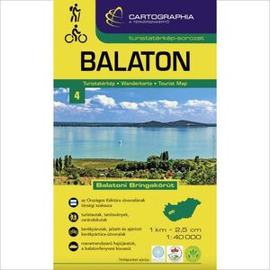 Cartographia Balaton turistatérkép 1: 40 000 kép
