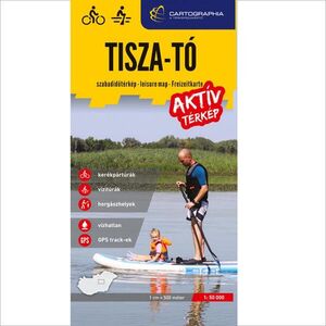 Cartographia Tisza-tó aktív térkép kép