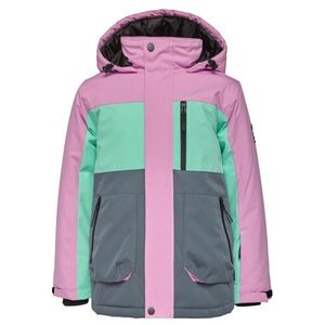 Lewro MEDONEY Lány snowboard kabát lányoknak, sötétszürke, méret 140-146 kép