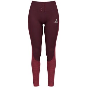 Odlo RUN EASY WARM Elasztikus futónadrág, bordó, méret kép