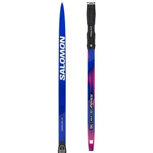 Salomon EQUIPE PRO SKIN JR PM PLK Junior sífutó szett kötésekkel klasszikus stílushoz, kék, méret kép