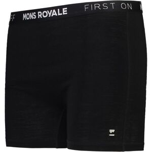 MONS ROYALE HANNAH HOT Női merinógyapjú boxeralsó, fekete, méret kép