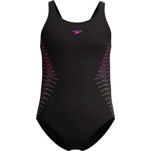 Speedo PLCMT MUSCLEBACK Lány egyrészes fürdőruha, fekete, méret 15-16Y kép