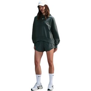 Nike SPORTSWEAR PHOENIX FLEECE Női pulóver, sötétzöld, méret kép