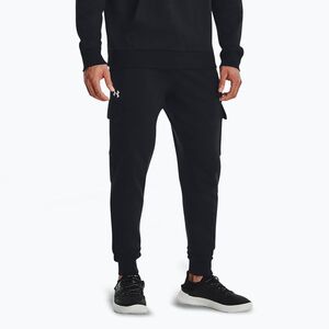 Férfi Under Armour Rival Fleece Cargo Jogger nadrág fekete / fehér (Rival Fleece Cargo Jogger 1382134-001) kép