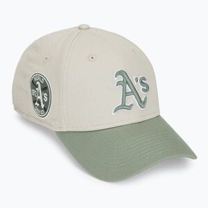 New Era WS Patch 9Forty Oakland Athletics baseball sapka világos bézs színben (WS Patch 9Forty Oakland Athletics 60595244) kép