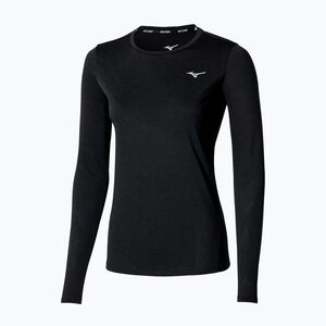 Női futó hosszú ujjú Mizuno Core Impulse Tee fekete (Core Impulse Tee J2GAC72209) kép