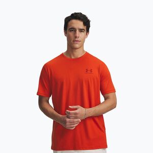 Férfi póló Under Armour Sportstyle Left Chest surplus narancs/cinna piros (Sportstyle Left Chest 1326799-842) kép