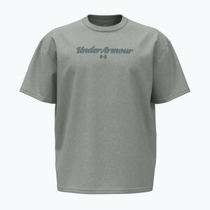 Férfi edzőpóló Under Armour Heavyweight WM titanium/rack green (Heavyweight WM 6009266-069) kép