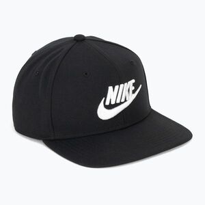 Férfi baseballsapka Nike Dri-Fit Pro Structured Futura black/black/black/white (Dri-Fit Pro Structured Futura FB5380) kép