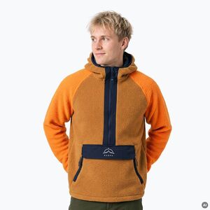 Bluza polarowa męska KADVA RODIA brązowy (RODIA KDV-B6AP653-BRW) kép