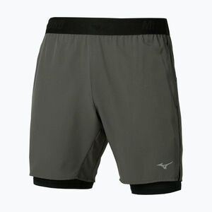 Férfi futónadrág Mizuno Core 7.5 Inches 2In1 forest night (Core 7.5 Inches 2in1 J2GBD00636) kép