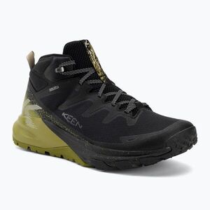 Férfi túracipők KEEN Targhee Apex Mid Wp black/golden cypress (Targhee Apex Mid Wp 1032053) kép