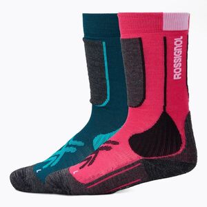 Gyerek sízokni Rossignol Essential 2 pack electric fuchsia (Essential RLPYX01A26) kép