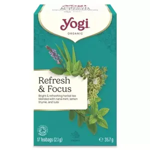 Frissesség és fókusz bio tea - Yogi Tea kép