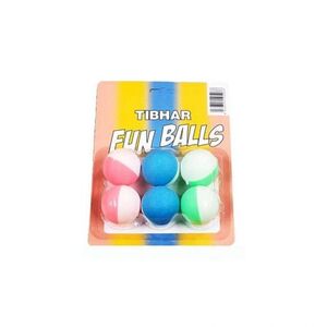 Asztalitenisz labdák TIBHAR Tibhar Funballs, x6, bicoloured kép