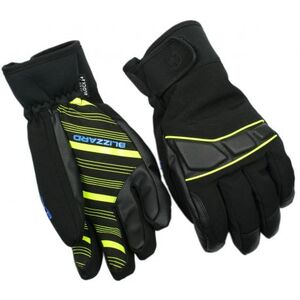 Síkes kesztyűk BLIZZARD Profi ski gloves, black neon yellow blue kép