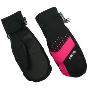 Junior síkes kesztyűk BLIZZARD Mitten junior ski gloves, black pink kép