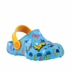 Fiú kroksik (szabadidőcipő) COQUI Little Frog light blue light orange kép