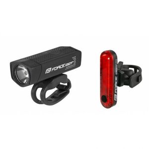 Bicikli lámpa FORCE DOR USB FRONT REAR kép