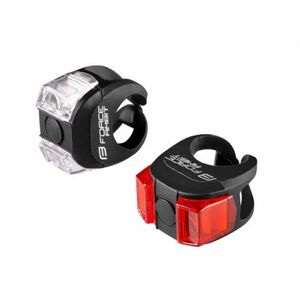 Bicikli lámpa FORCE F AMBIT BATTERY FRONT REAR kép