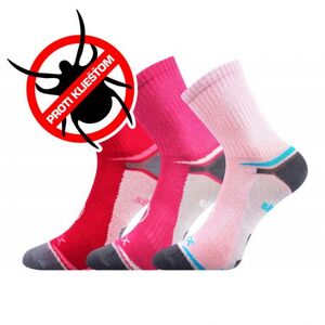 Lány túrázó zoknik VOXX 3 PACK-Optifanik 03-Pink Magenta Raspberry kép