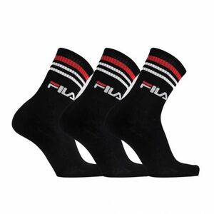 Zoknik FILA F9090 SOCKS LIFESTYLE PLAIN 3 PACK-200 BLACK kép