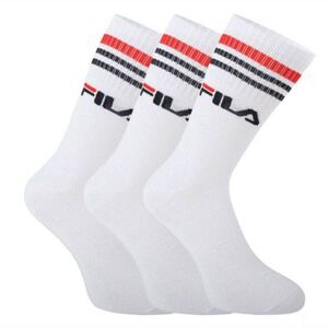 Zoknik FILA F9090 SOCKS LIFESTYLE PLAIN 3 PACK-300 WHITE kép