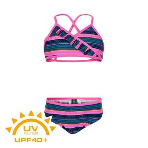 Lány fürdőruhák COLOR KIDS Bikini AOP UPF 40+ Sugar Pink kép