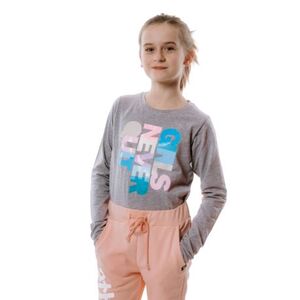 Lány hosszú ujjú póló AUTHORITY KIDS T-NEVER grey kép