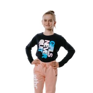 Lány hosszú ujjú póló AUTHORITY KIDS T-NEVER navy kép