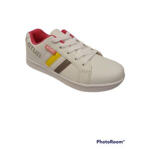 Junior szabadidőcipő AUTHORITY KIDS Arthie white silver blaz yellow kép