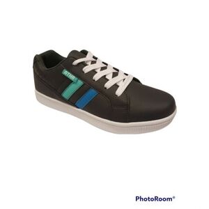 Junior szabadidőcipő AUTHORITY KIDS Arvin black swedish blue hol green kép