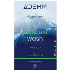 Textilápoló termék ADEMM Fabric Uni Wash 50 ml, CZ SK PL HU DE EN kép