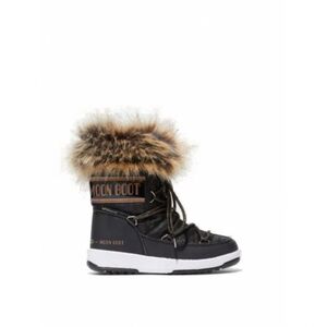 Gyerek téli bokacipők MOON BOOT MONACO LOW, 002 black copper kép