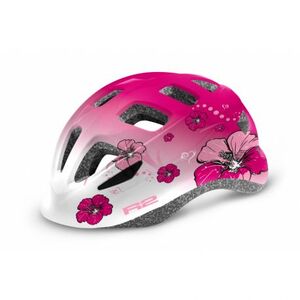 Gyerek kerékpáros sisak R2 BUNNY - white, pink kép
