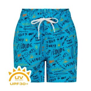Fiú úszónadrágok COLOR KIDS Swim shorts short AOP-cyan blue kép