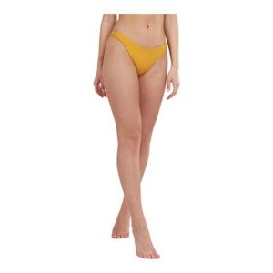Női fürdőruha alsó FUNDANGO Madison High Cut Bottoms-235-dirt yellow kép