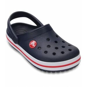 Fiú kroksik (szabadidőcipő) CROCS Crocband Clog Kids navy red kép