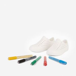 Gyerek krokszik (szabadidőcipő) COQUI Star Draw Me white kép