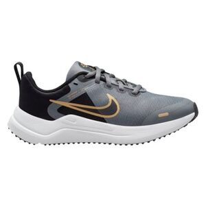 Junior sportcipő (edzőcipő) NIKE Downshifter 12 cool grey metallic gold black white kép