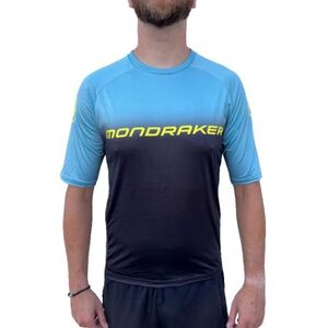 Férfi rövidujjú kerékpáros mez MONDRAKER Enduro Trail Jersey short, frost green black yellow kép