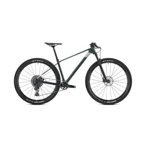 Túrázó kerékpár MONDRAKER Podium Carbon, translucent green carbon racing silver kép