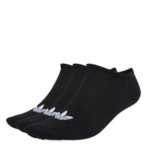 Zoknik ADIDAS ORIGINALS 3 PACK-TREFOIL LINER-S20274-BLACK BLACK WHITE kép
