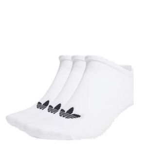 Zoknik ADIDAS ORIGINALS 3 PACK-TREFOIL LINER-S20273-3 PACK-WHITE WHITE BLACK kép
