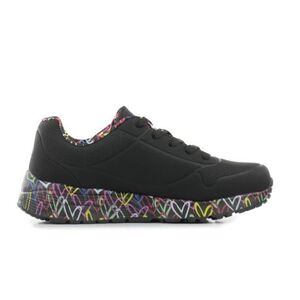 Lány szabadidőcipő SKECHERS Uno Lite Lovely Luv K black kép