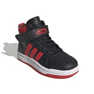Fiú szabadidőcipők ADIDAS Postmove Mid core black vivid red cloud white kép