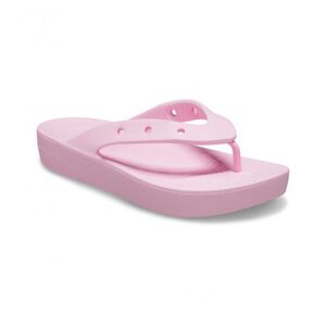 Női papucsok (strandcipők) CROCS Classic Platform Flip W flamingo kép