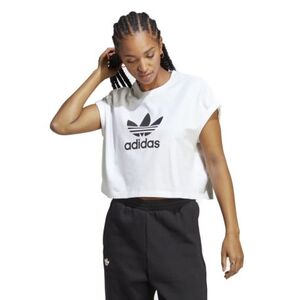 Női rövid ujjú póló ADIDAS ORIGINALS SHORT TEE-WHITE kép